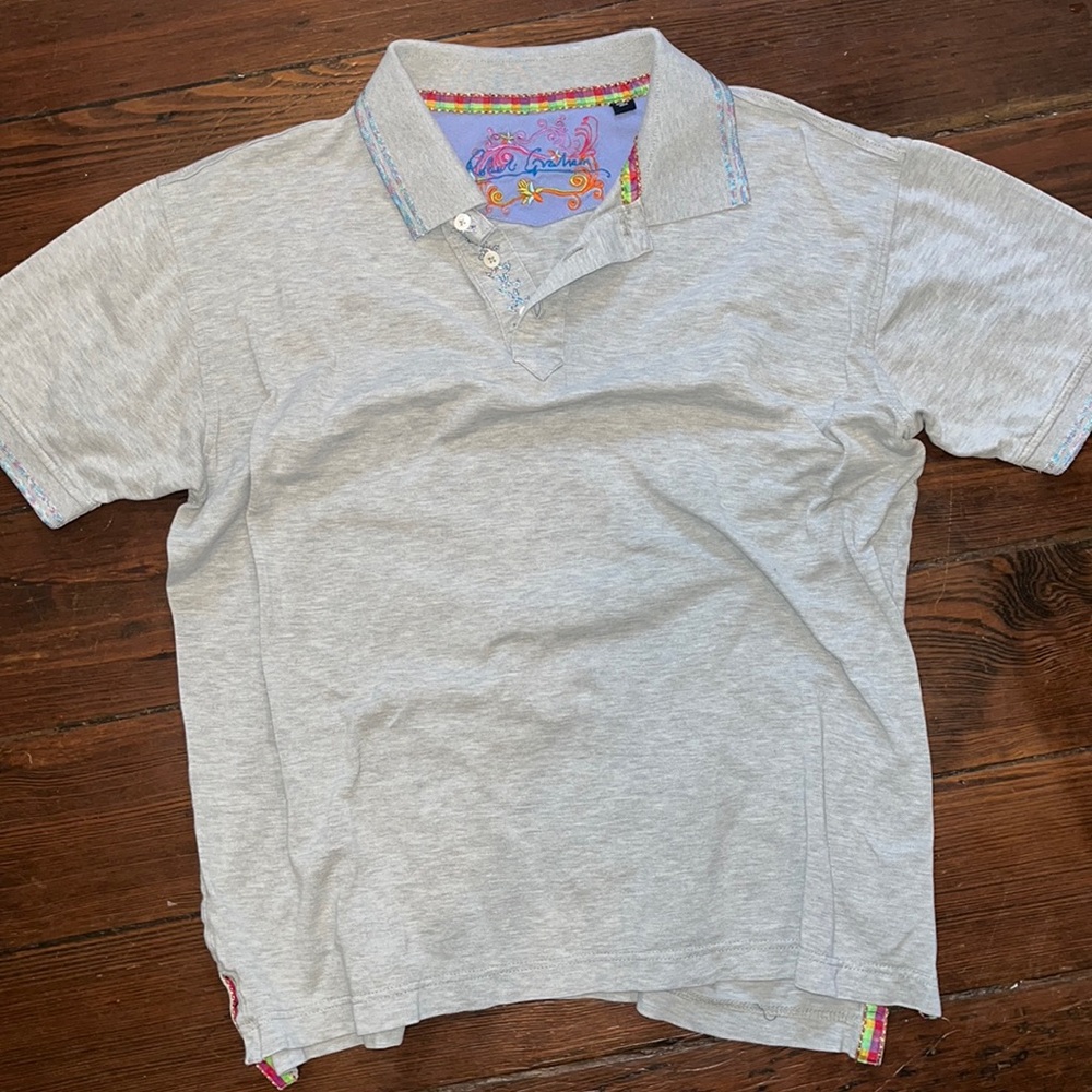 Men’s Robert Graham shirt gray